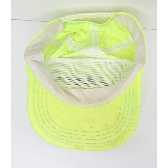 Hobie Vtg 80s Surf Hat Cap USA Made Snapback Painters Neon Stains On Brim - Picture 7 of 8